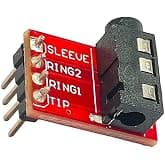 ShillehTek Pre-soldered 3.5mm Stereo Audio Jack Breakout Board – TRRS Headphone/Video Jack Module for Arduino, Raspberry Pi,